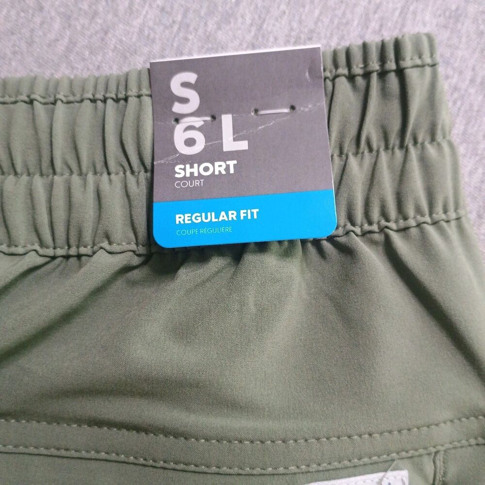New With Tag Columbia PFG Shorts Mens Small Green Solid Performance Fishing Gear